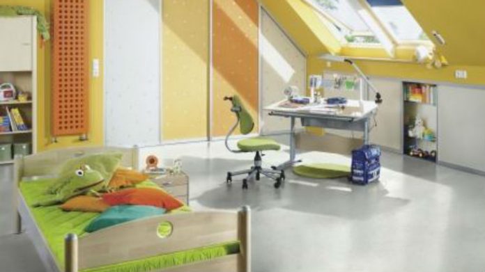 Podłoga z artystycznym akcentem