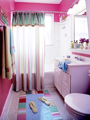 Łazienka dla dziewczynki. Shelterness.com