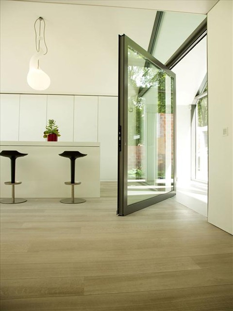 Szyby zamiast murowanych ścian - Willa van Acker Sissau w Loppem