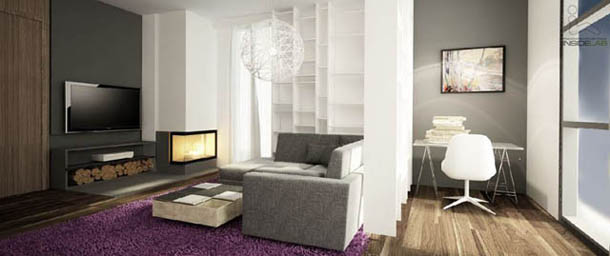 Apartament we fioletach - nowocześnie i glamour Apartament we fioletach - nowocześnie i glamour