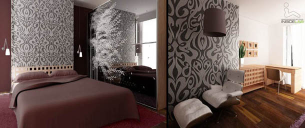 Apartament we fioletach - nowocześnie i glamour Apartament we fioletach - nowocześnie i glamour