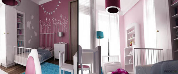 Apartament we fioletach - nowocześnie i glamour Apartament we fioletach - nowocześnie i glamour