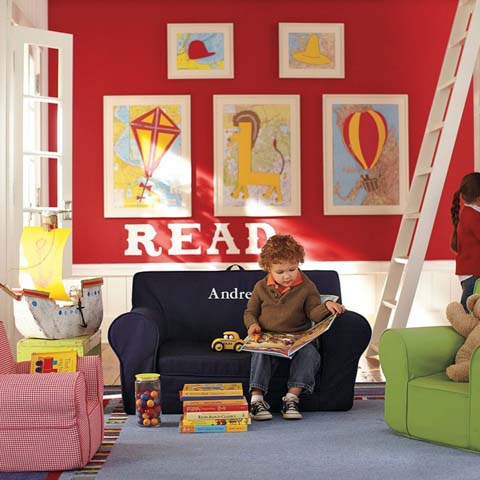 Czerwień w domu Benjamin Moore