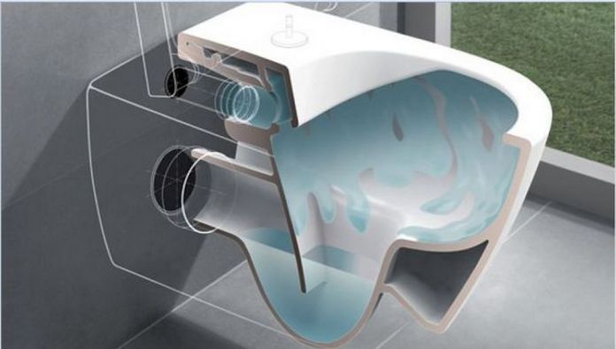 Miska ustępowa bez kołnierza wewnętrznego Omnia