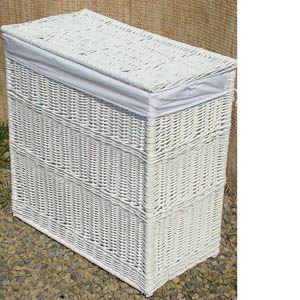 kosz na bielizne wiklinowy net 295