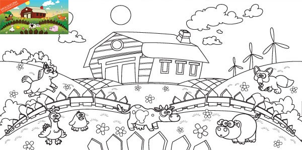 Kolorowanki na ściany