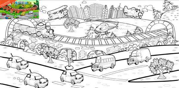 Kolorowanki na ściany