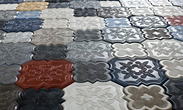 Betonowe płytki na podłogę i ściany Flaster