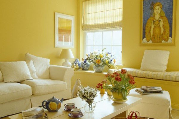 Żółty na ścianie. Corbis Żółty na ścianie. Corbis