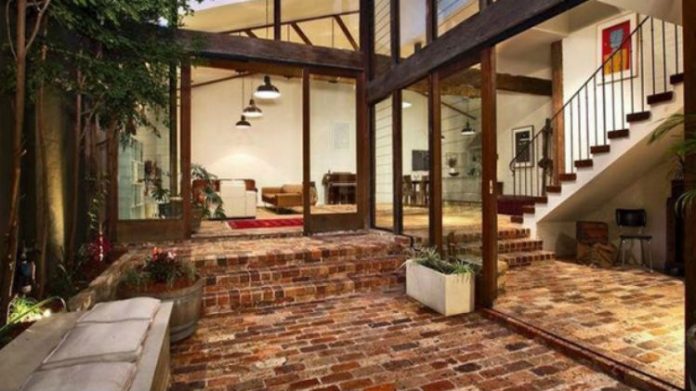 Podłoga z cegły klinkierowej