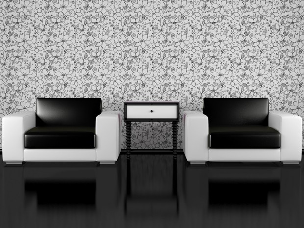 Biel i czerń na salonach