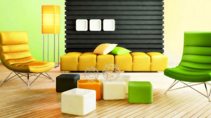 Wnętrze w kolorach lata