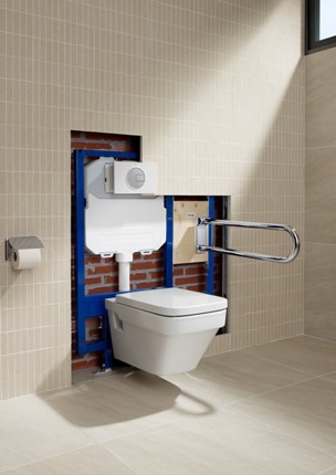  Niewidoczny stylista przestrzeni łazienkowej - stelaże podtynkowe Roca