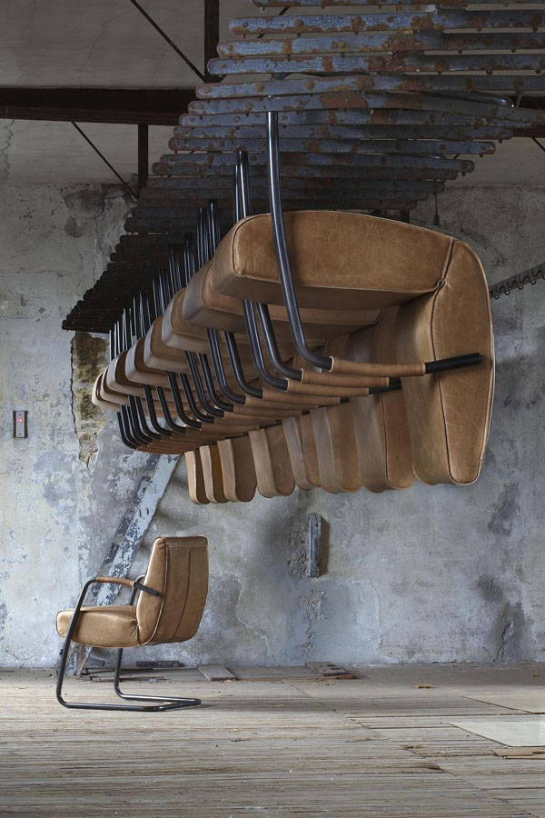 Sofy i fotele inspirowana meblami z lat 70-tych