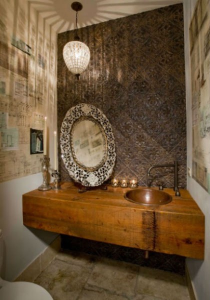 Eklektyczna łazienka, źródło: Susan Fredman Design Group Eklektyczna łazienka, źródło: Susan Fredman Design Group