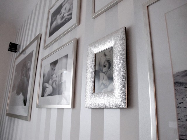 Sypialnia glamour w odcieniach szarości