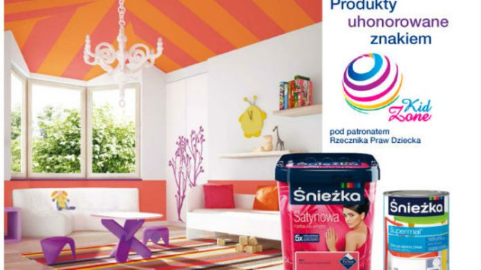 Produkty Śnieżki ze znakiem jakości KidZone!