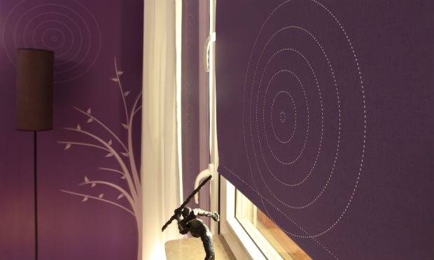 Lawendowy kolor w sypialni