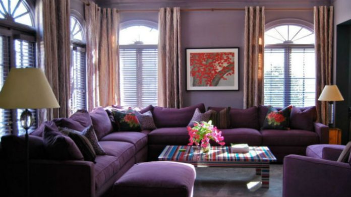 FIOLETOWE ŚCIANY: elegancja i delikatność