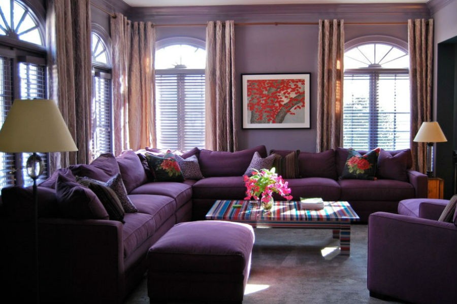 Fioletowy pokój, fot.: David Anthony Chenault 