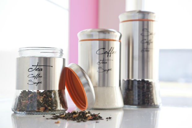 Szklane pojemniki na cukier, kawę i przyprawy, fot.: Galicja Szklane pojemniki na cukier, kawę i przyprawy, fot.: Galicja