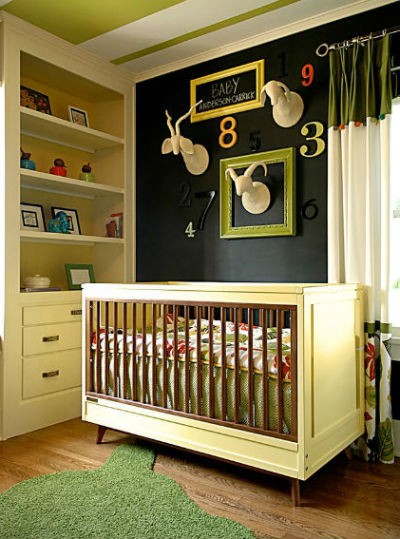 Czarna ściana i zielony sufit, fot.: Benedict August