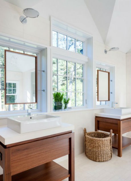 Lustro w łazience, źródło: LDA Architecture&Interiors