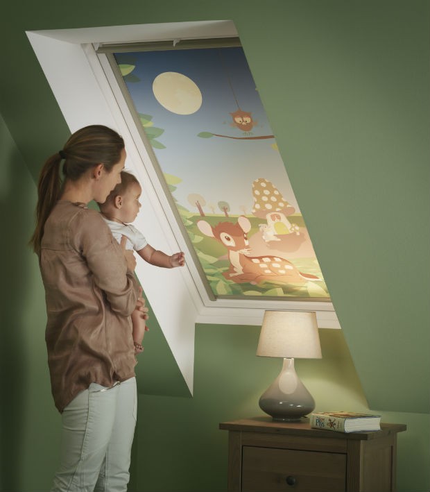 Rolety zaciemniające VELUX&Disney do dziecięcych pokoik&oacute;w