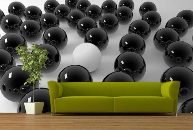 Fototapeta w kule 3d, fot.: zmieniamysciany.pl