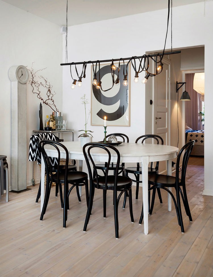 Mieszkanie w stylu skandynawskim, fot.: bosthlm.se