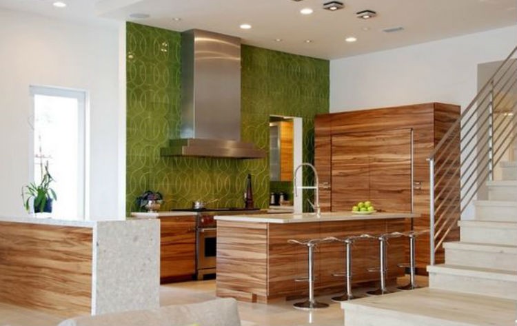 Ściany w kuchni, fot.: Rob Bowen Design Group