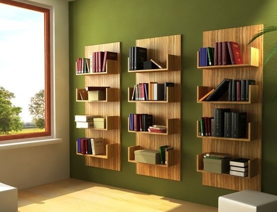 Oryginalny projekt półek na książki, źródło: bartnikowski.pl