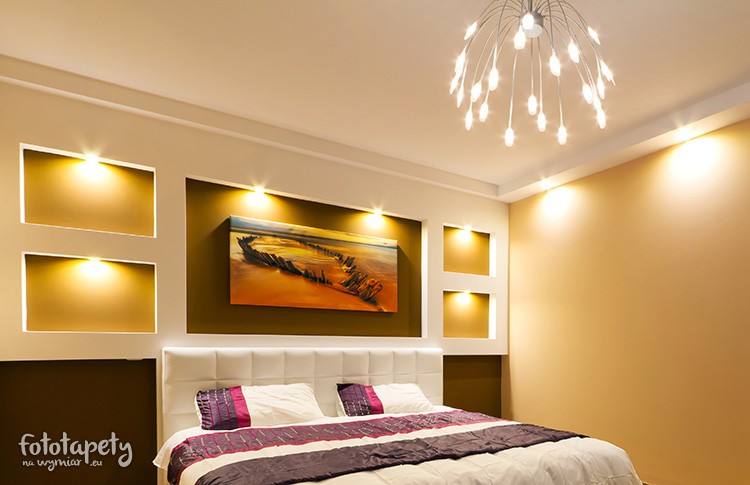 Fototapety we wnętrzach – niekonwencjonalne zastosowania fototapet 7 Fotapeta w sypialni