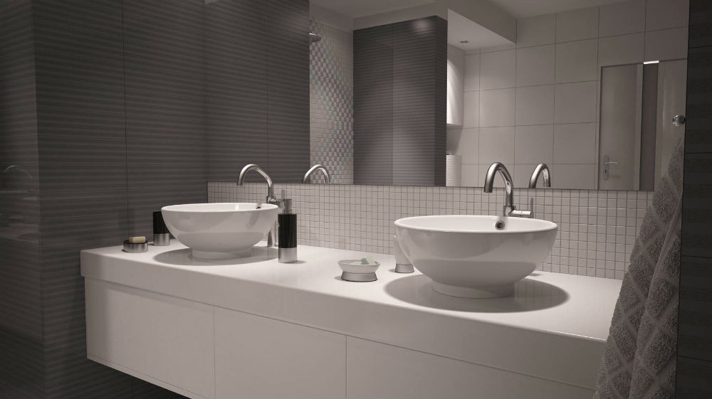 Bateria nablatowa powinna być na tyle wysoka, aby swobodnie wystawała nad umywalką. Źr&oacute;dło: Grupa Armatura