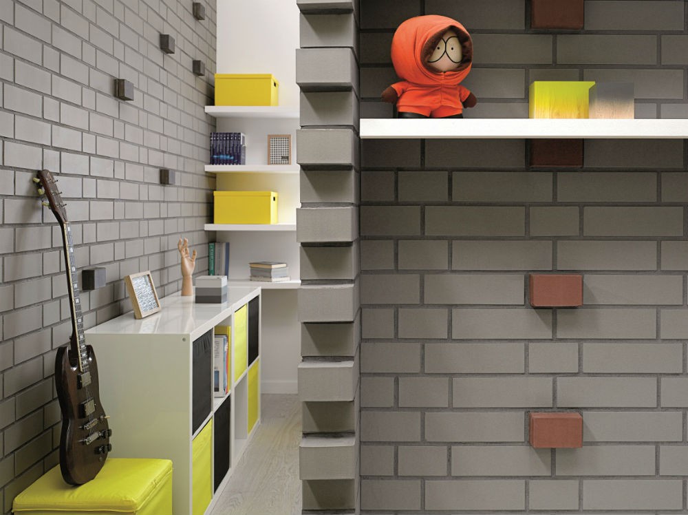 Klinkier w pokoju nastolatka, fot.: Roben