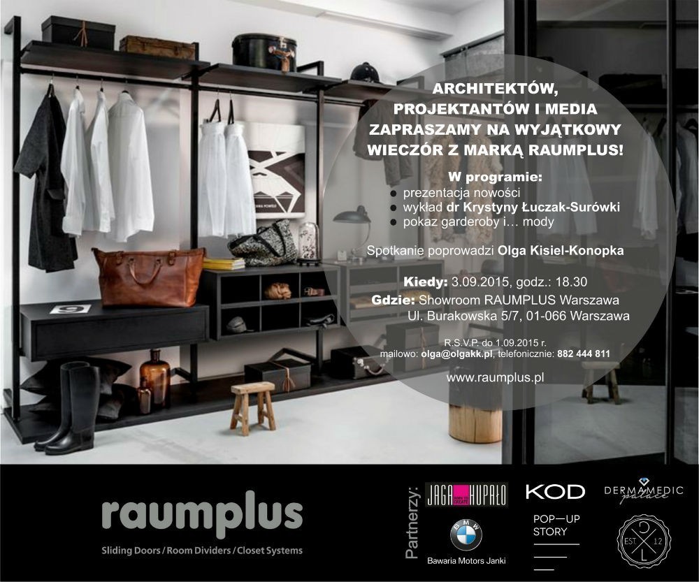 RAUMPLUS zaprasza architektów i projektantów na spotkanie z ich marką