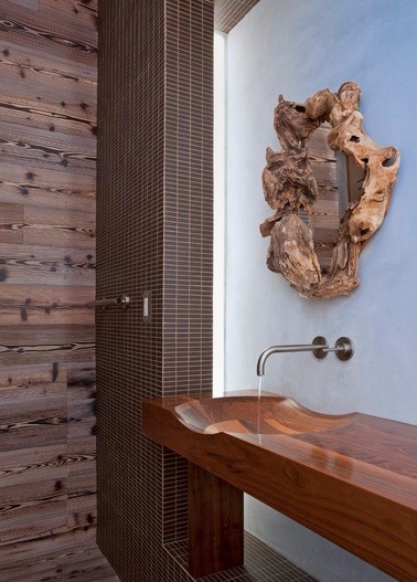 Drewno w łazience, fot.: Duchateau Floors