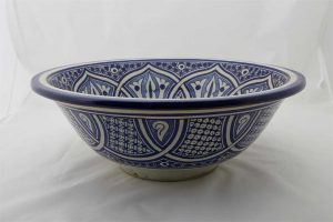 Orientalna umywalka, malowana dwustronnie