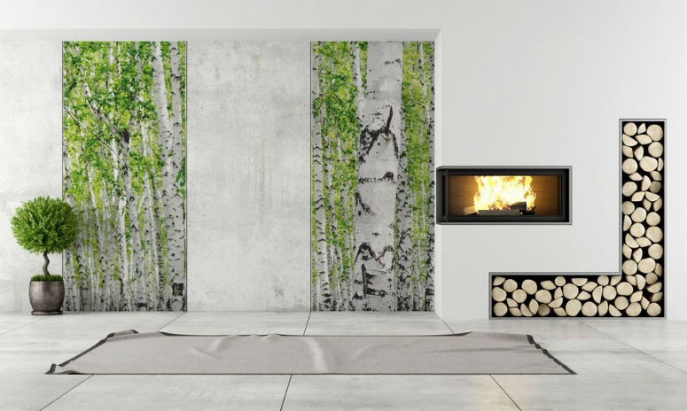 Pomysły na dekorację ściany w salonie - fototapeta, źr&oacute;dło: fotoboard.com.pl