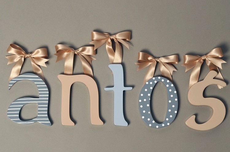 Literki do pokoju dziecka, fot.: Peticado