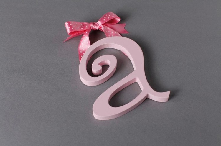 Literki do pokoju dziecka, fot.: Peticado