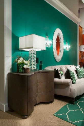 Morski odcień zieleni, fot.: Larry Hanna Prohograph morski kolor ścian