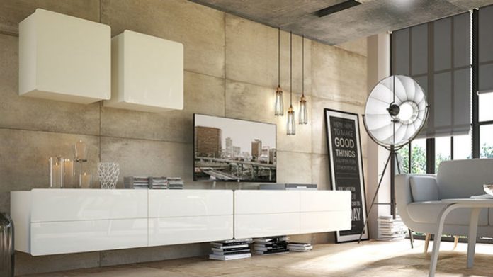 Modne oświetlenie Black red White