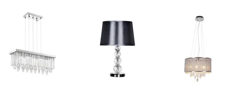 Oświetlenie w stylu glamour