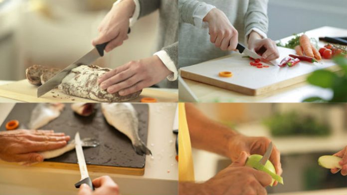 Przykład noży Fiskars