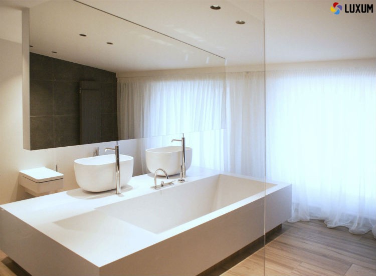 lazienka minimalistyczna luxum zlewy