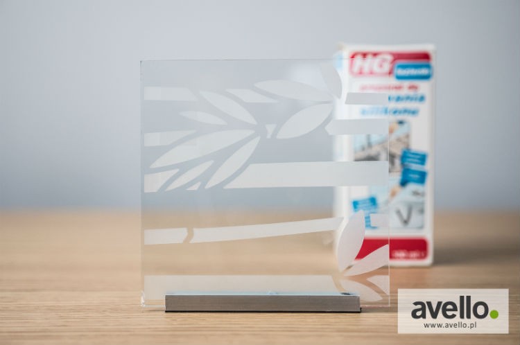 kabina prysznicowa szkło piaskowane