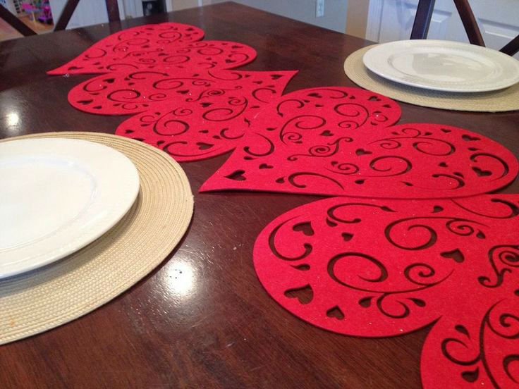 pomysł na dekoracje walentynkowe