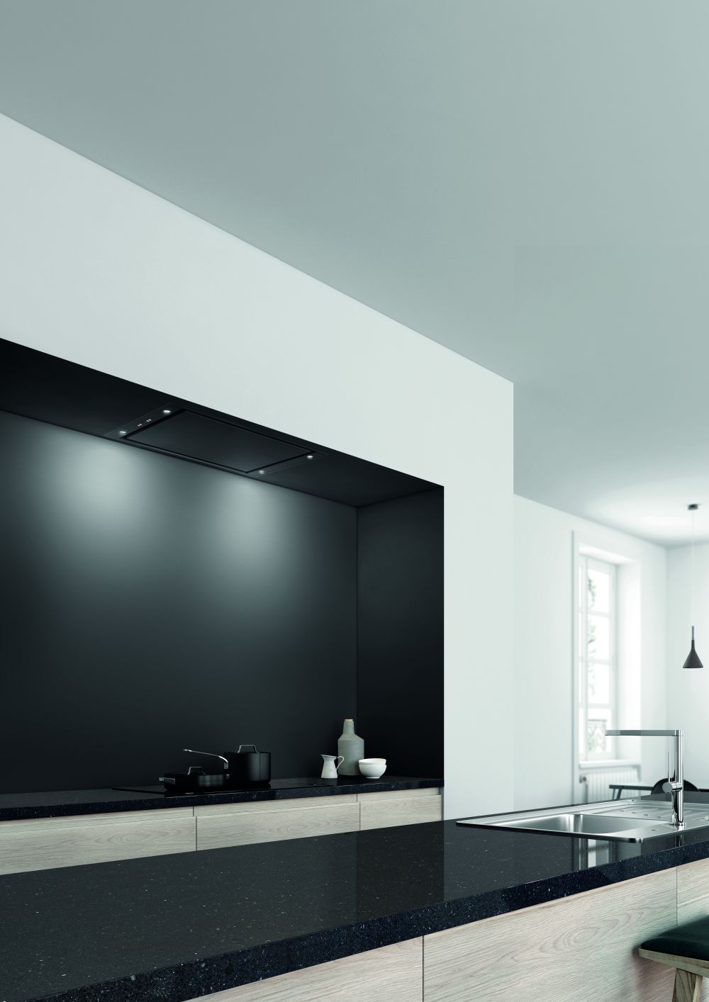 6832 Pureline black 90cm fot Novy Comitor