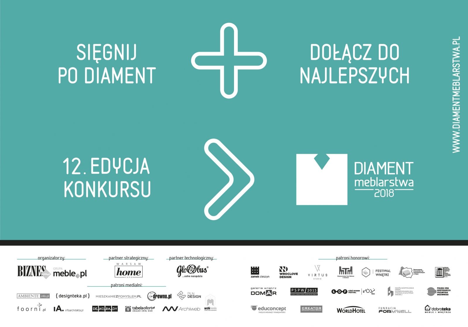 Diament meblarstwa 2018 patronat medialny